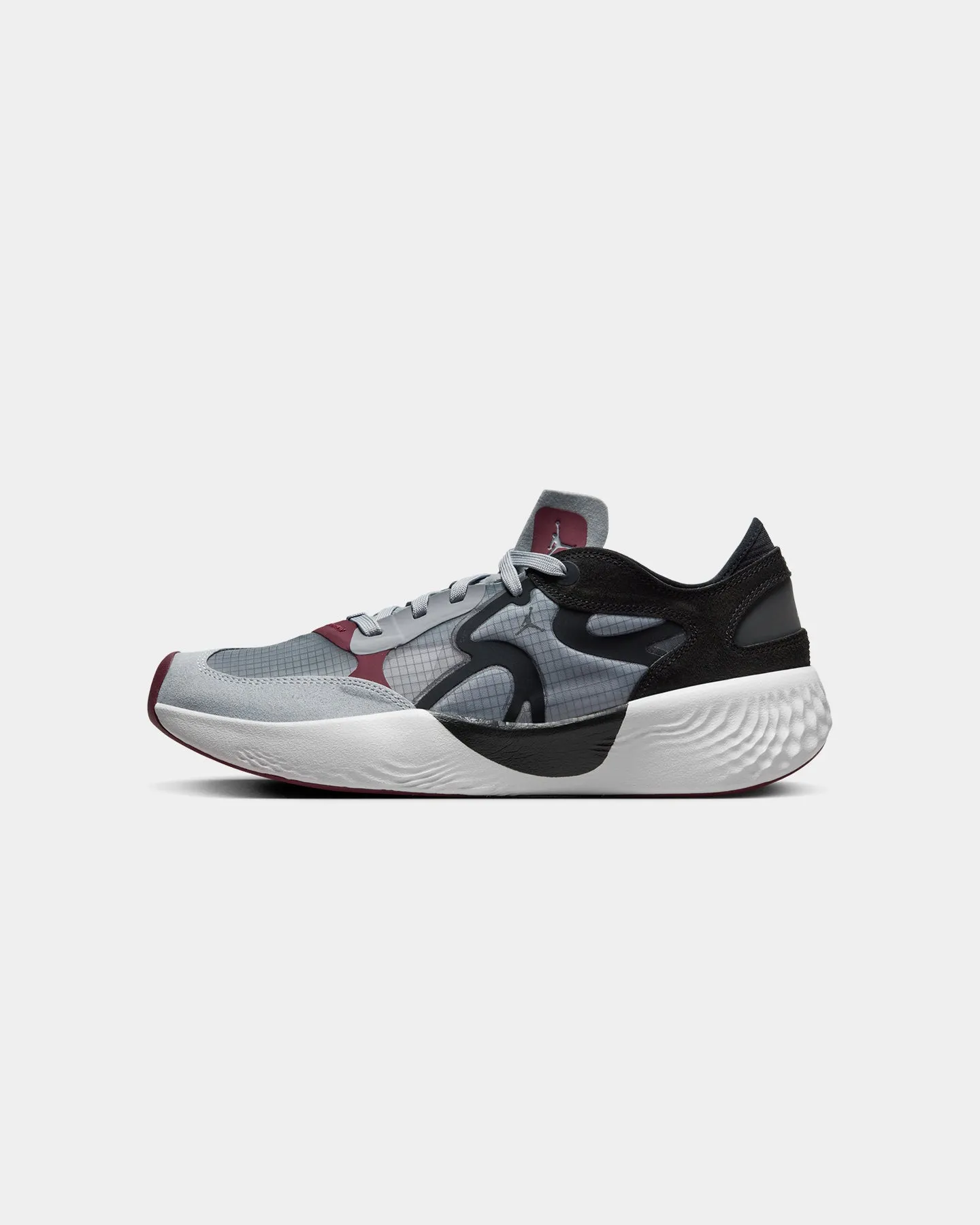 Jordan Delta 3 Low Black/Wolf Grey Wide Base Slim Form