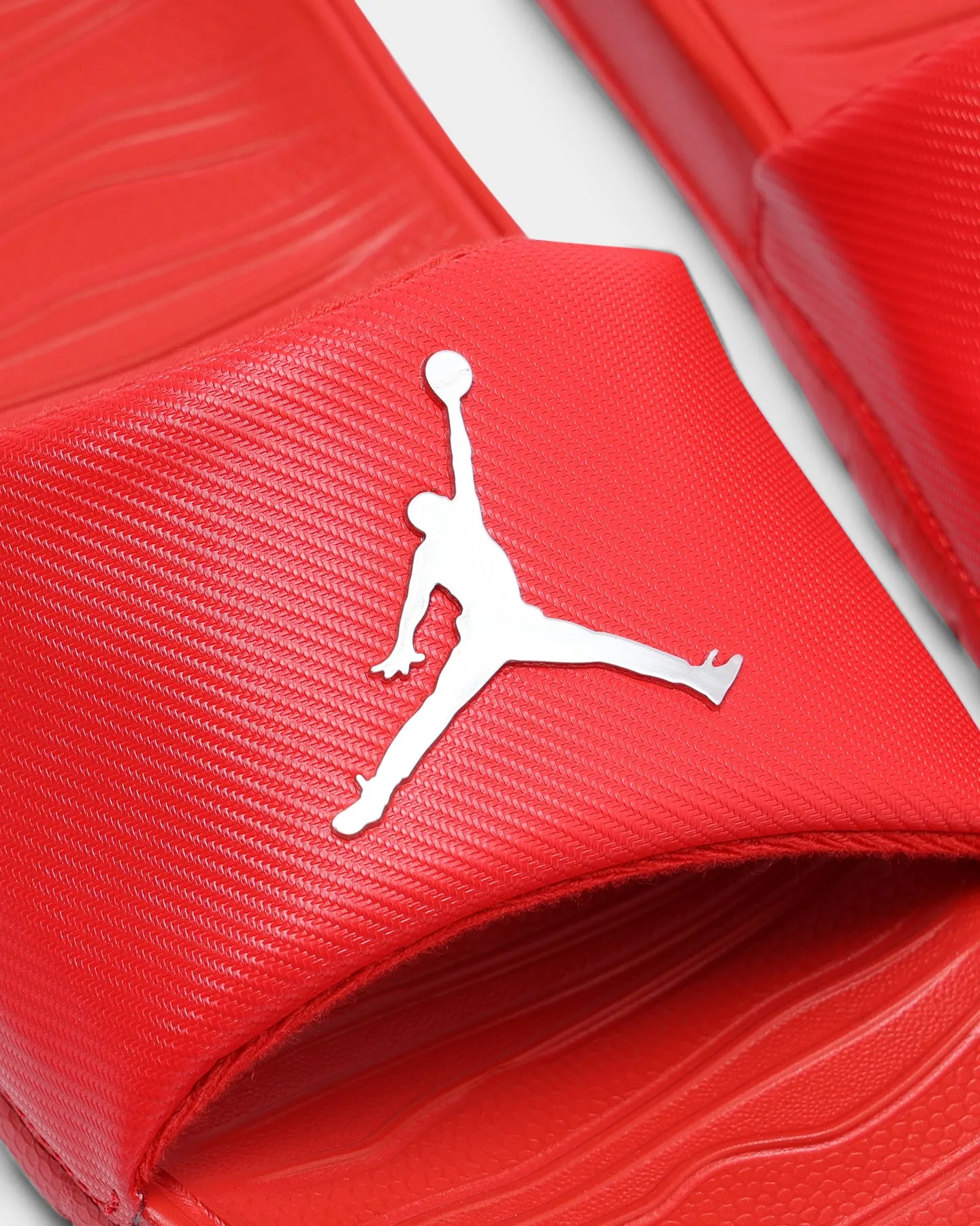 Fresh Tone Core Support Jordan Jordan Break Slide Red/Metallic Silver