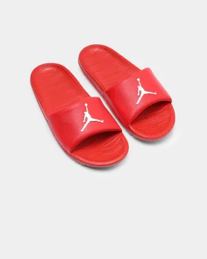 Jordan Jordan Break Slide Red/Metallic Silver Wide Base