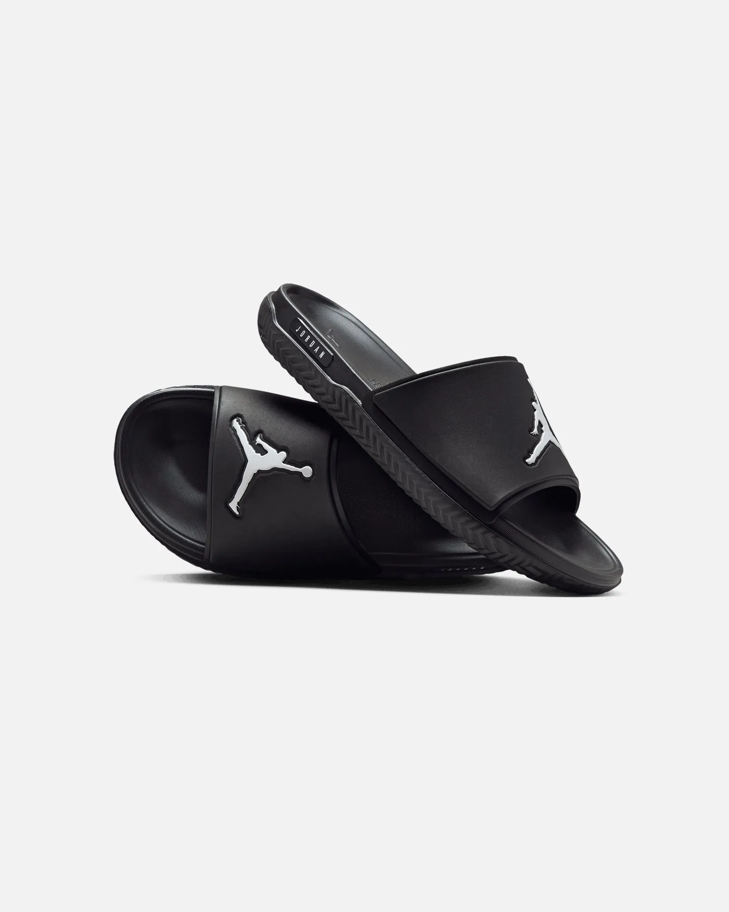 Jordan Jumpman Slides Black/White Calm Mood