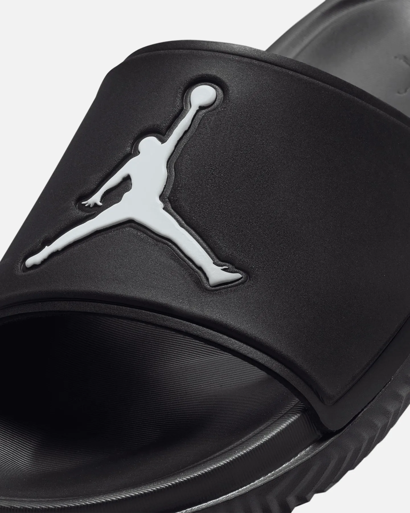 Jordan Jumpman Slides Black/White Ventilated Mesh Long Distance