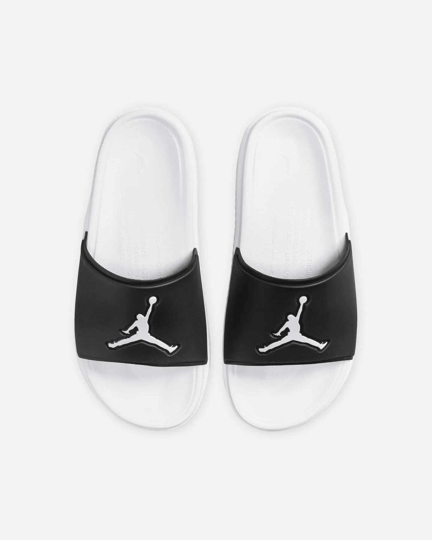 Classic Jordan Jumpman Slides Black/White