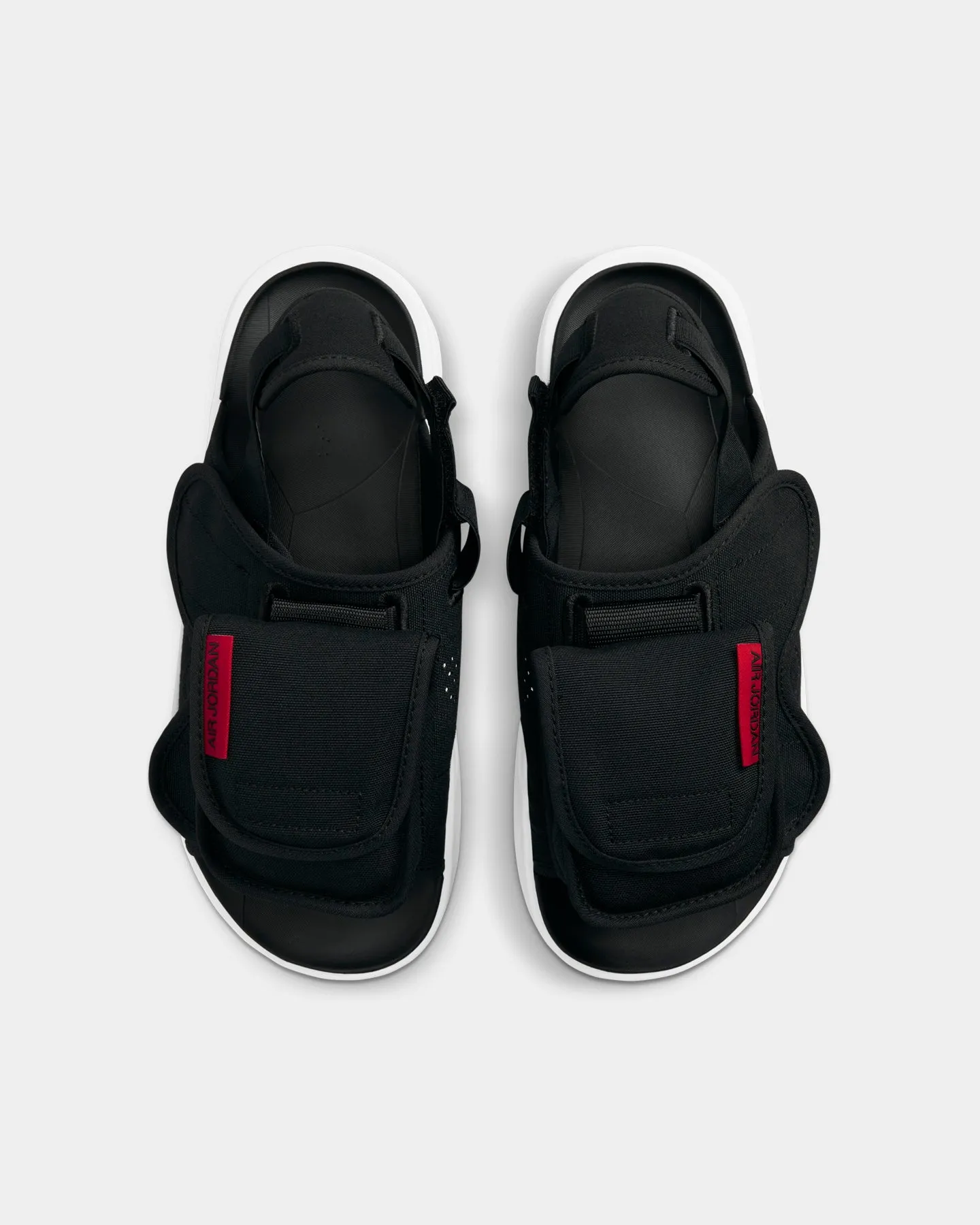 Party Glow Jordan LS Slides Black/University Red