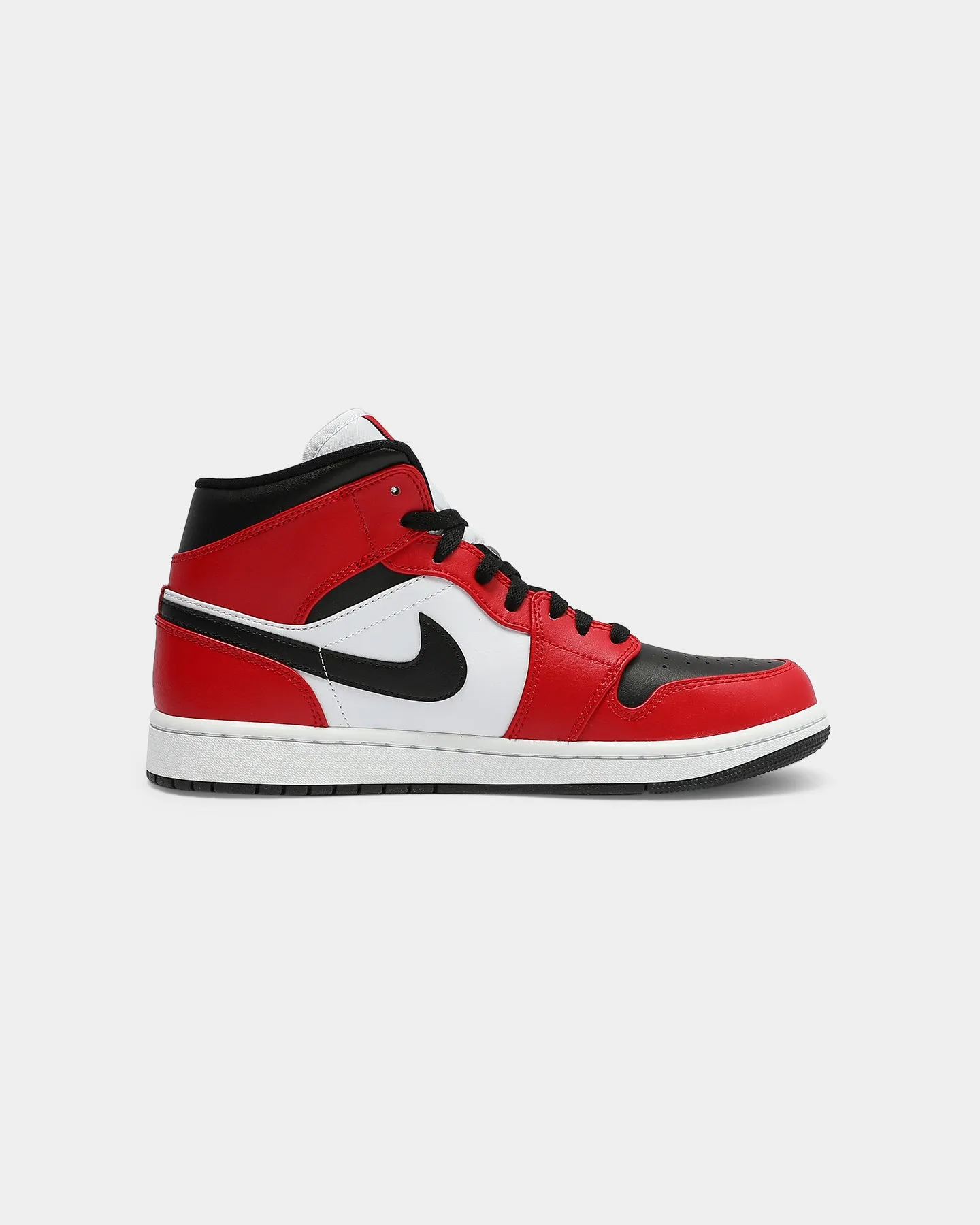 Body Align Feather Light Urban Stroll Jordan Men's Air Jordan 1 Mid ' Chicago Black Toe' Black/Black/Red