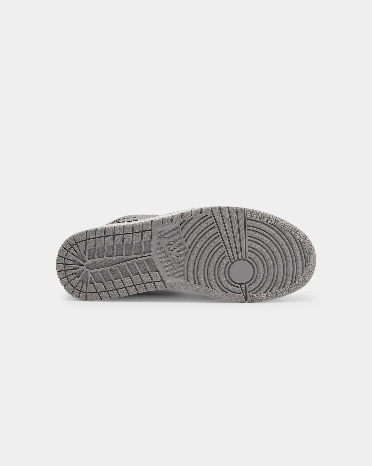 synthetic leather Jordan Men's Air Jordan 1 Mid 'Light Smoke Grey' Grey/Black/White