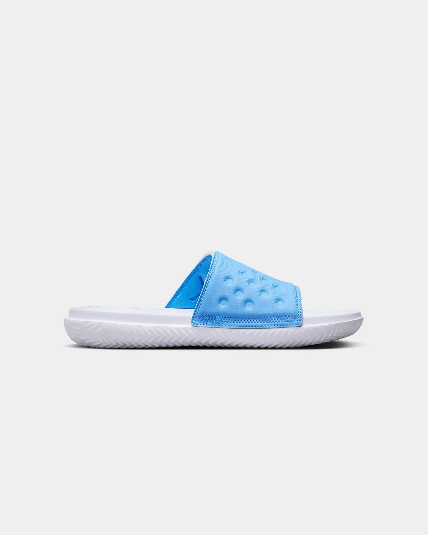Jordan Play Slides University Blue Leg Slim