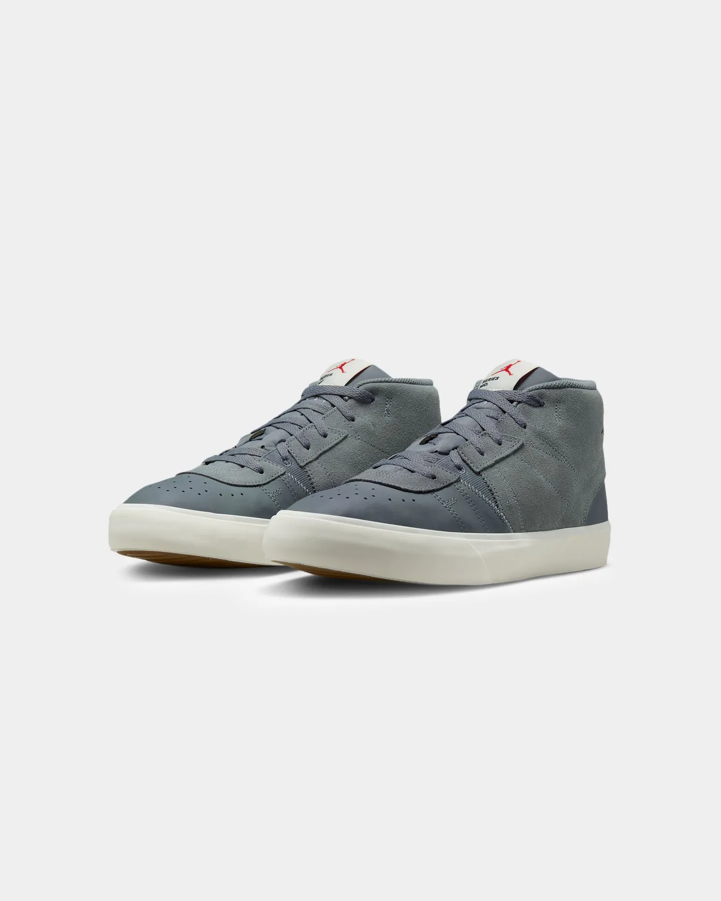 Non Slip Office Workers Lace Up Jordan Series Mid Cool Grey/Black