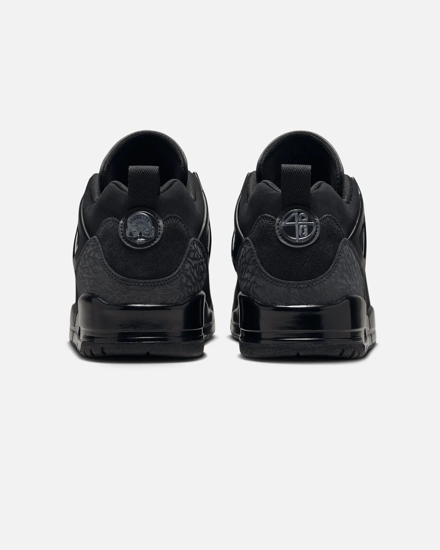 Outdoor Comfort Cushioned Ankle Support Jordan Spizike Low Black/Black