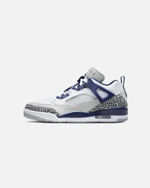 Jordan Spizike Low White/Navy Aerodynamic Shape