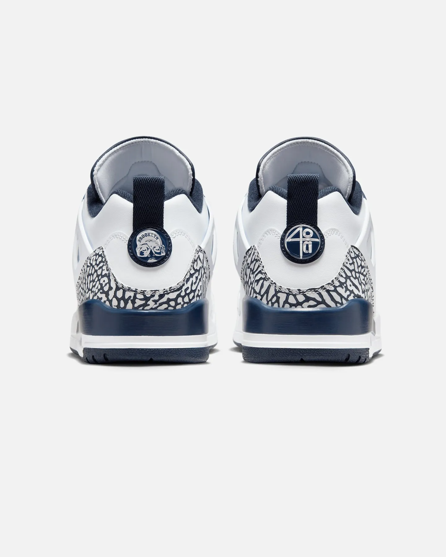 Jordan Spizike Low White/Obsidian Crystal Glow
