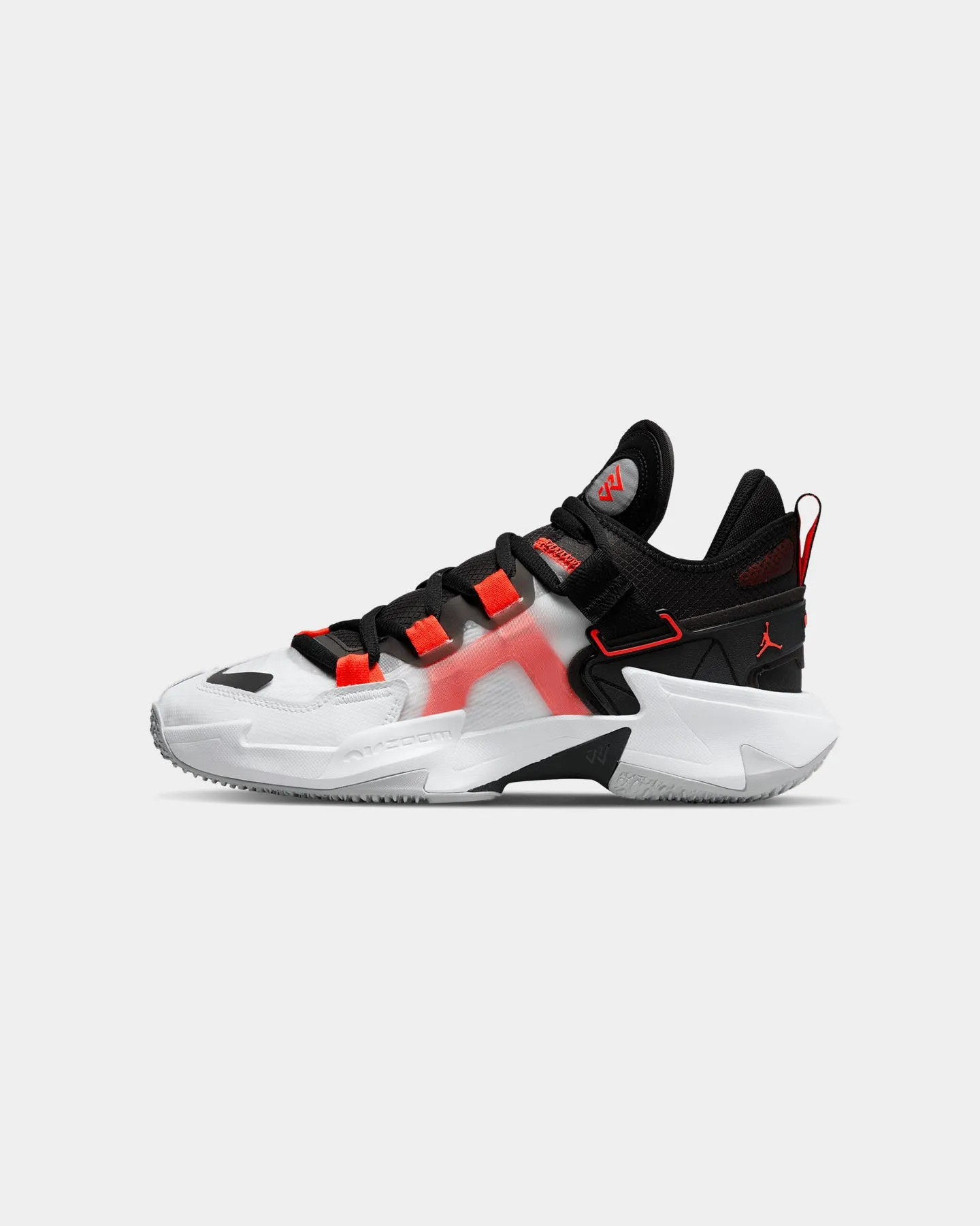 Jordan Why Not .5 White/Bright Crimson-Black-Grey Fog Swim Ready