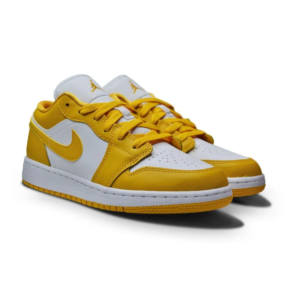 Juniors Nike Air Jordan 1 Low (GS) - 553560 171 - White Pollen All-Court Grip