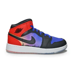 Juniors Nike Air Jordan 1 Mid "Skyline" (GS) - DX4379 400 - Concord Black Innovative High Speed Boost