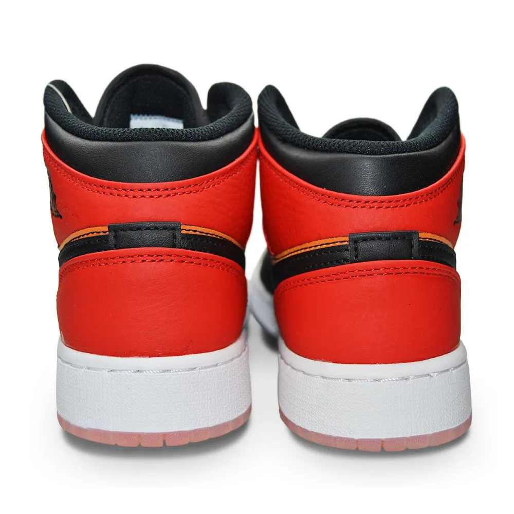 Juniors Nike Air Jordan 1 Mid "Skyline" (GS) - DX4379 400 - Concord Black Neutral pronation