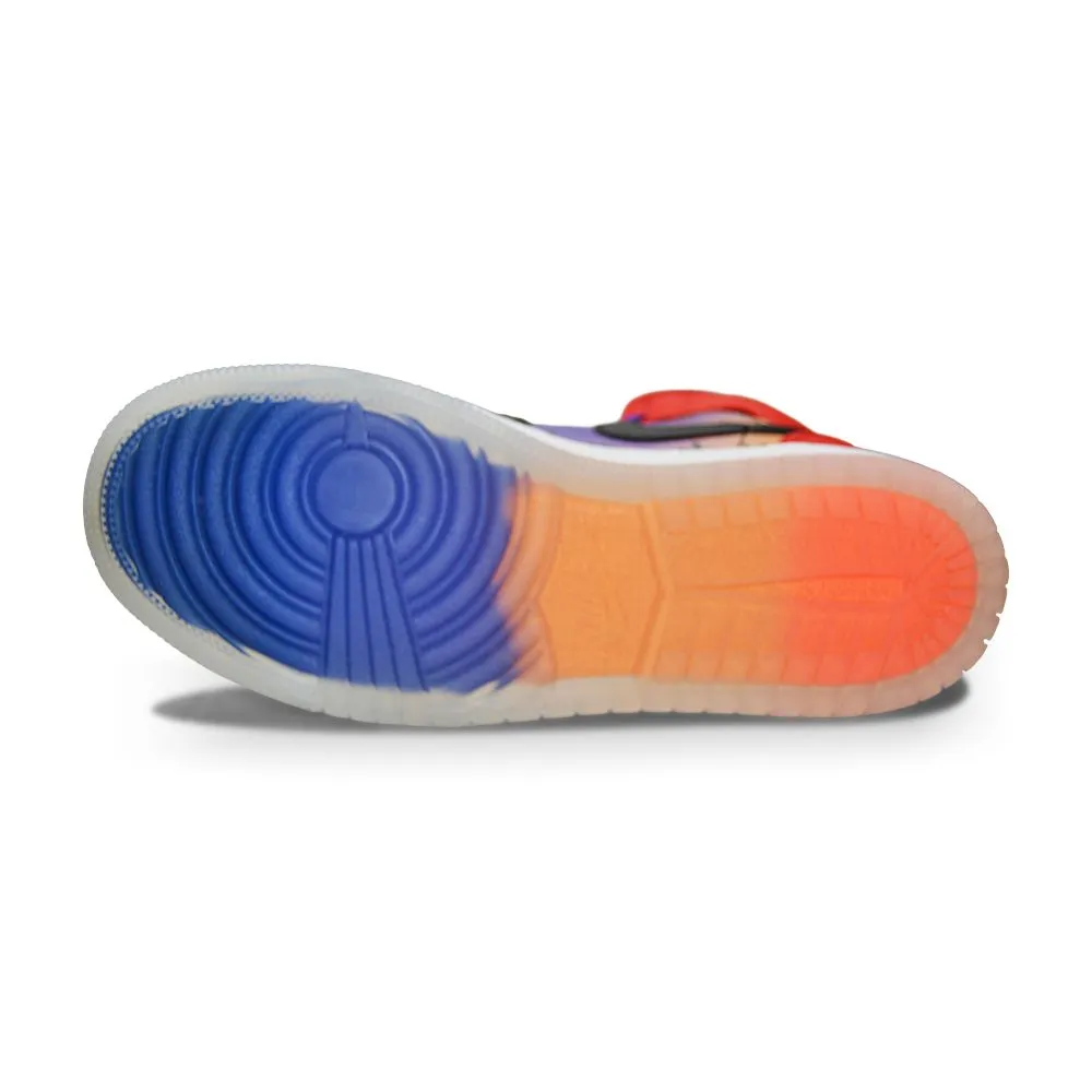 Comfortable Upper Stable Land Platform Juniors Nike Air Jordan 1 Mid "Skyline" (GS) - DX4379 400 - Concord Black