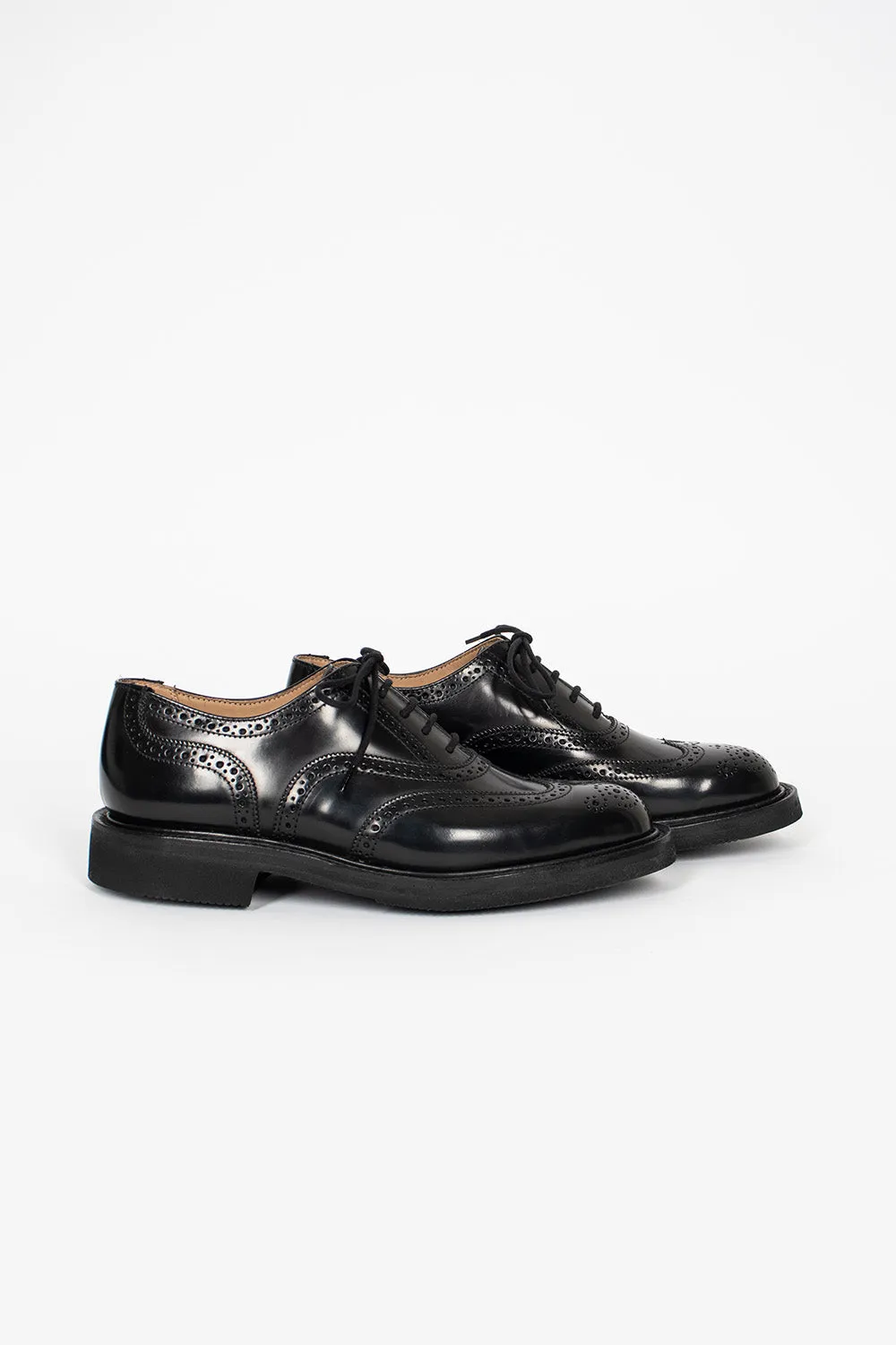 Kara Bookbinder Brogue Black Reinforced Hill Walk