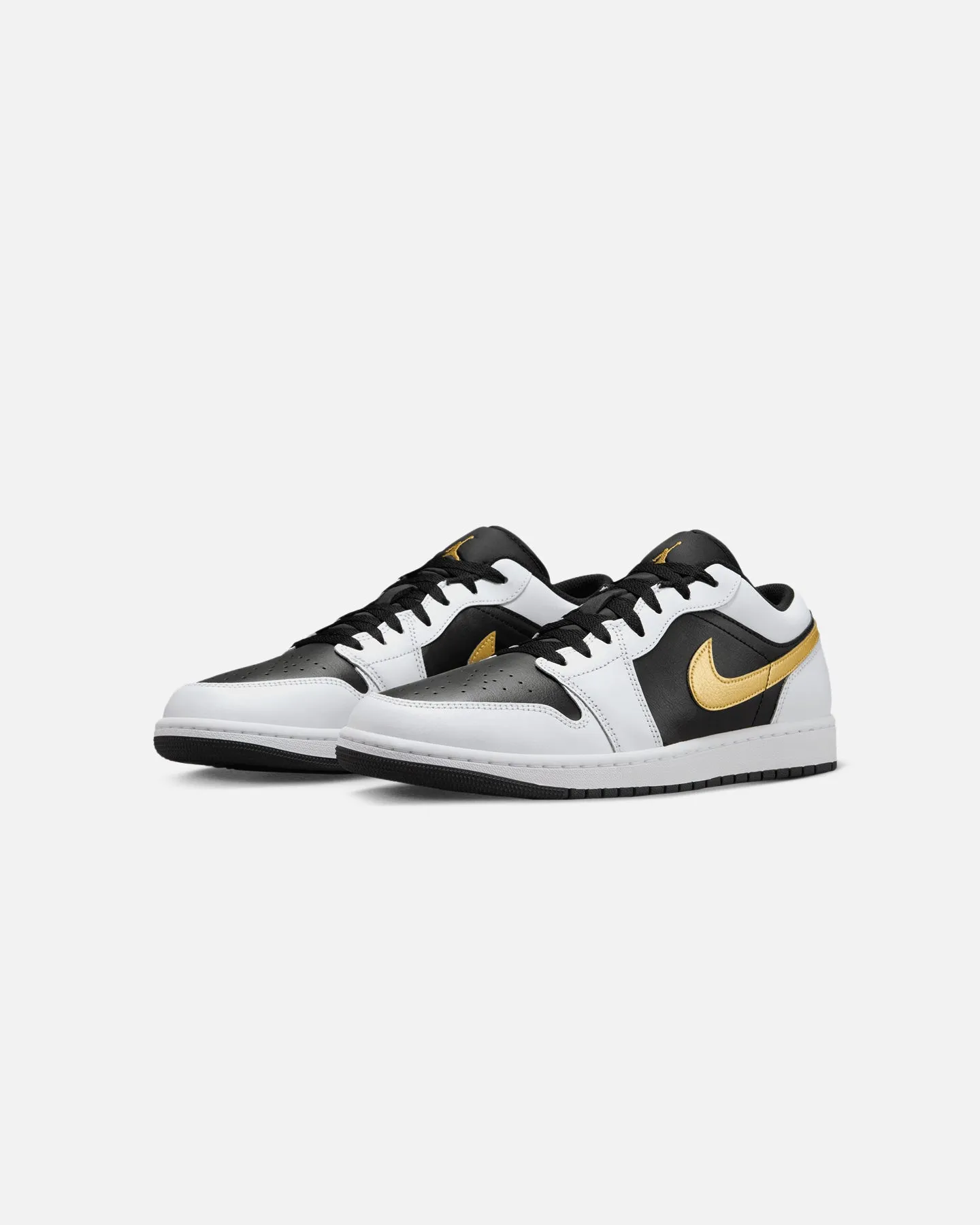 Jordan Air Jordan 1 Low "Gold Swoosh" White/Metallic Eva Midsole