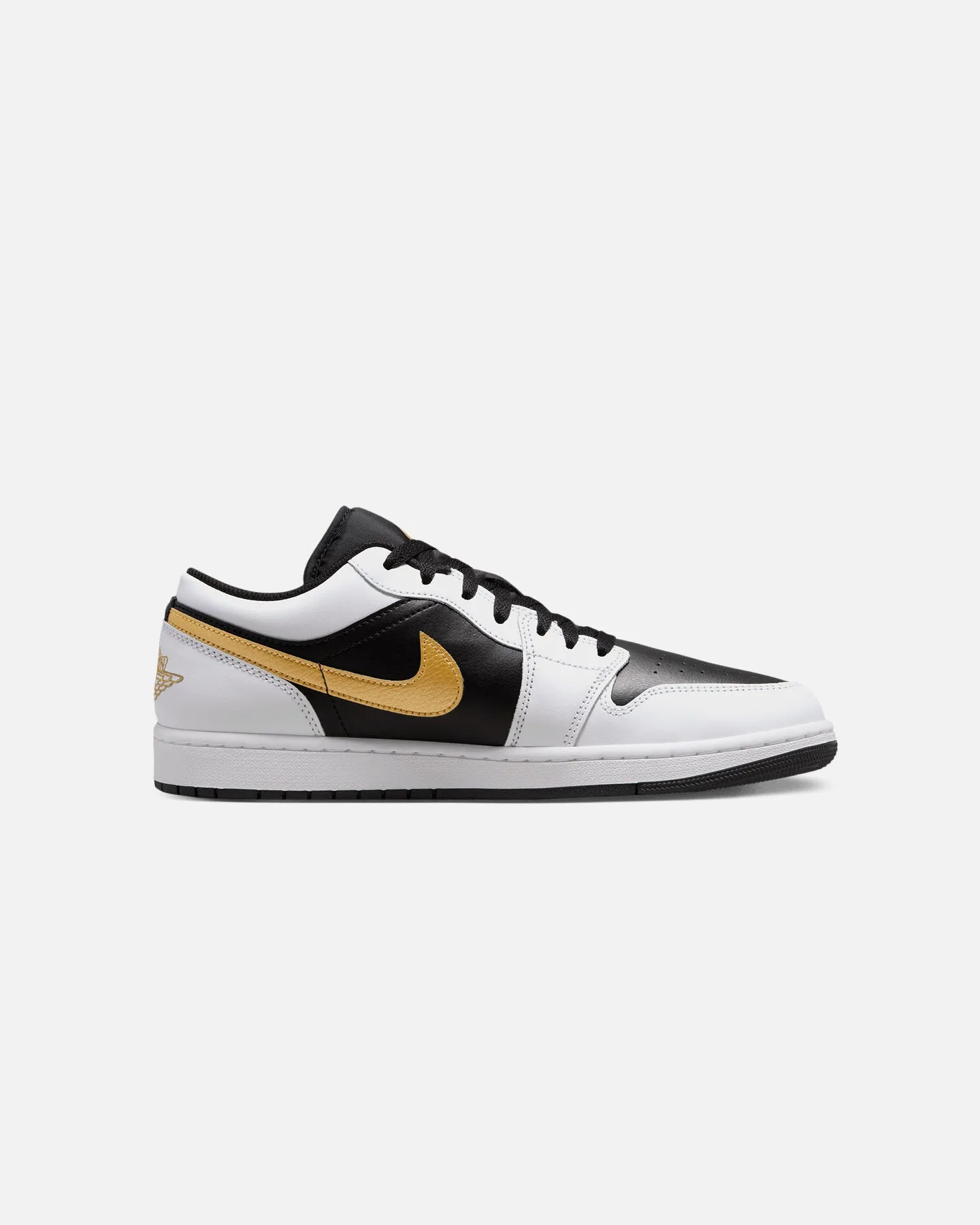 Fast pace Jordan Air Jordan 1 Low "Gold Swoosh" White/Metallic