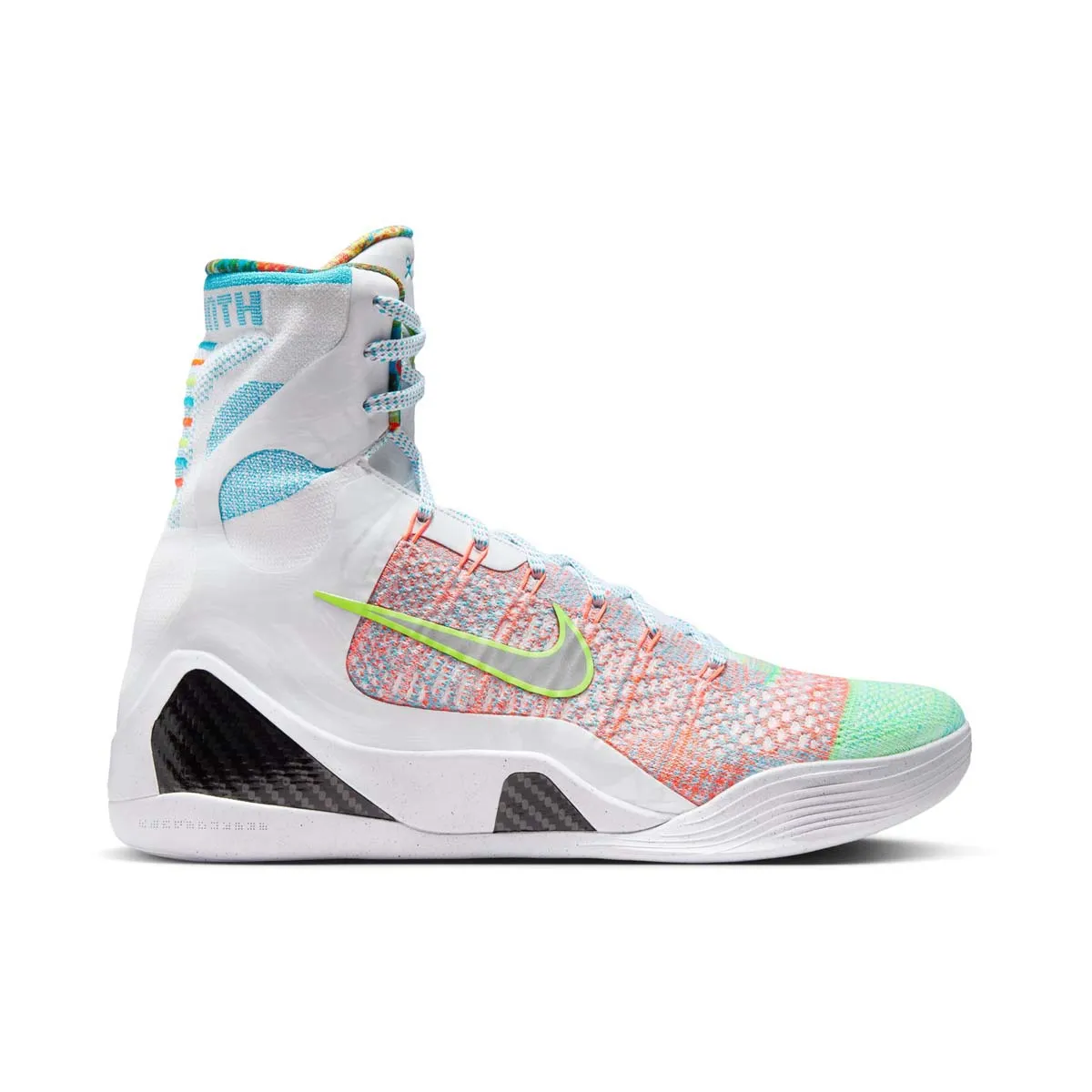 Proprioceptive Footbed Lockdown Lacing Kobe IX Elite High Protro 'What The' Basketball Shoes