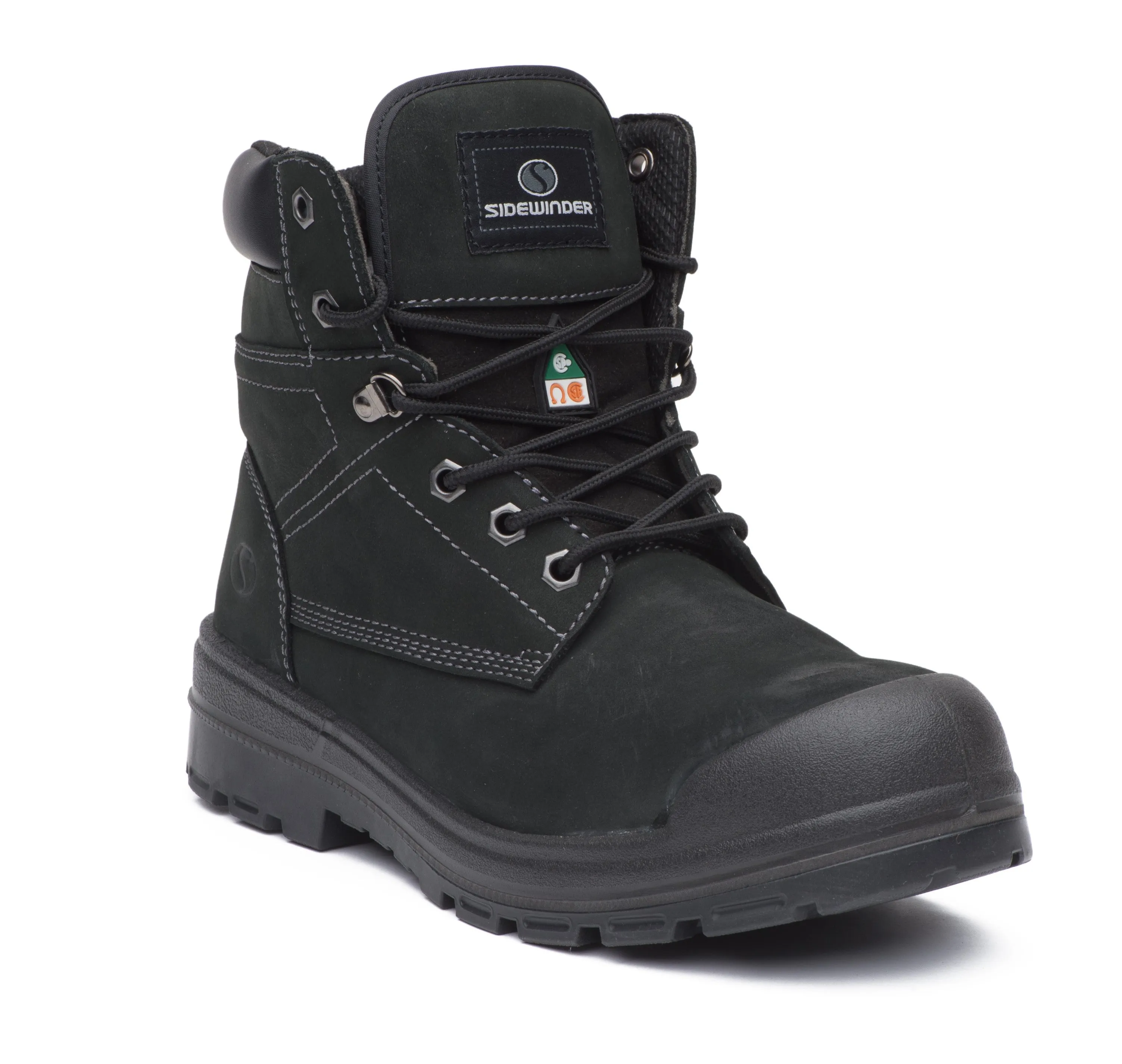 Seamless Comfort Daily Walks Lightweight Construction Kyler 2.0 6" steel toe leather work boots 610