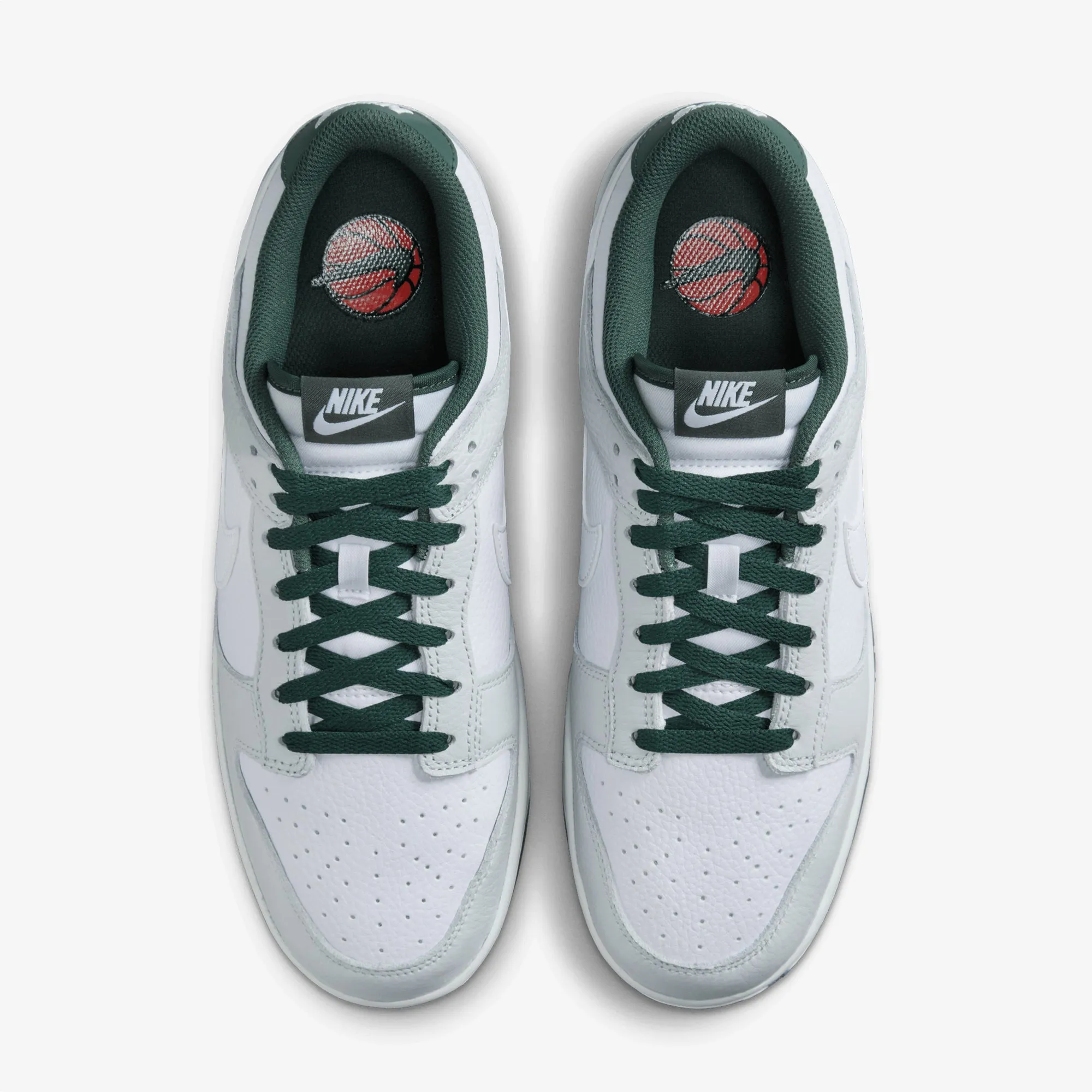 NIKE | DUNK LOW RETRO SE { PHOTON DUST/WHITE-VINTAGE GREEN workout wear Recycled Polyester