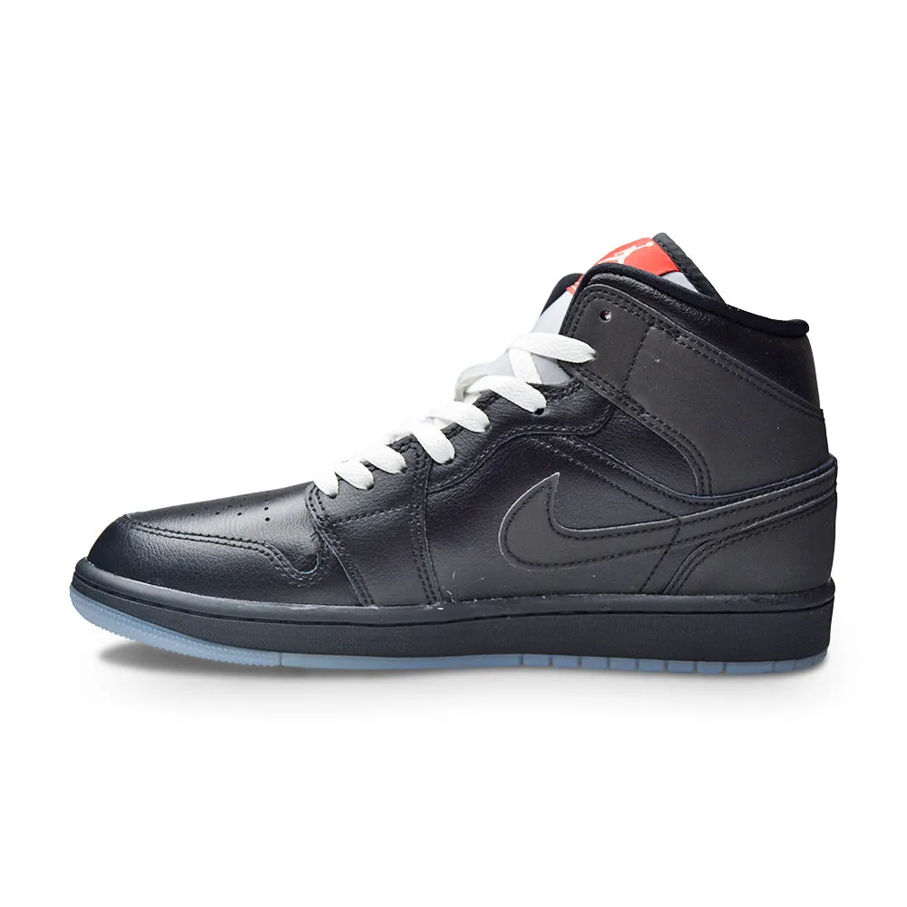 ComfortPadding Tensile TPU Embedment Air Jordan 1 Mid SE HV5177010 Black Black White Wolf Grey UK 8 9 10