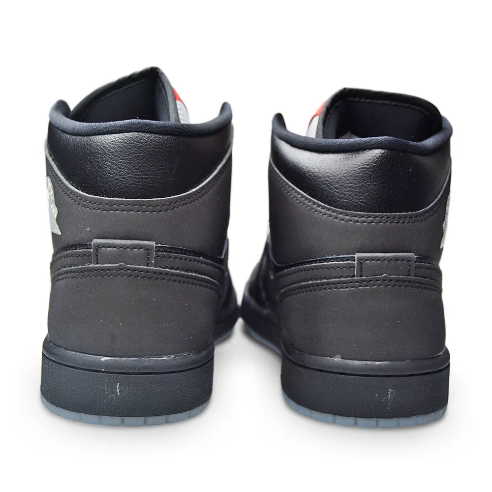 Smooth interior Indoor Game Air Jordan 1 Mid SE HV5177010 Black Black White Wolf Grey UK 8 9 10