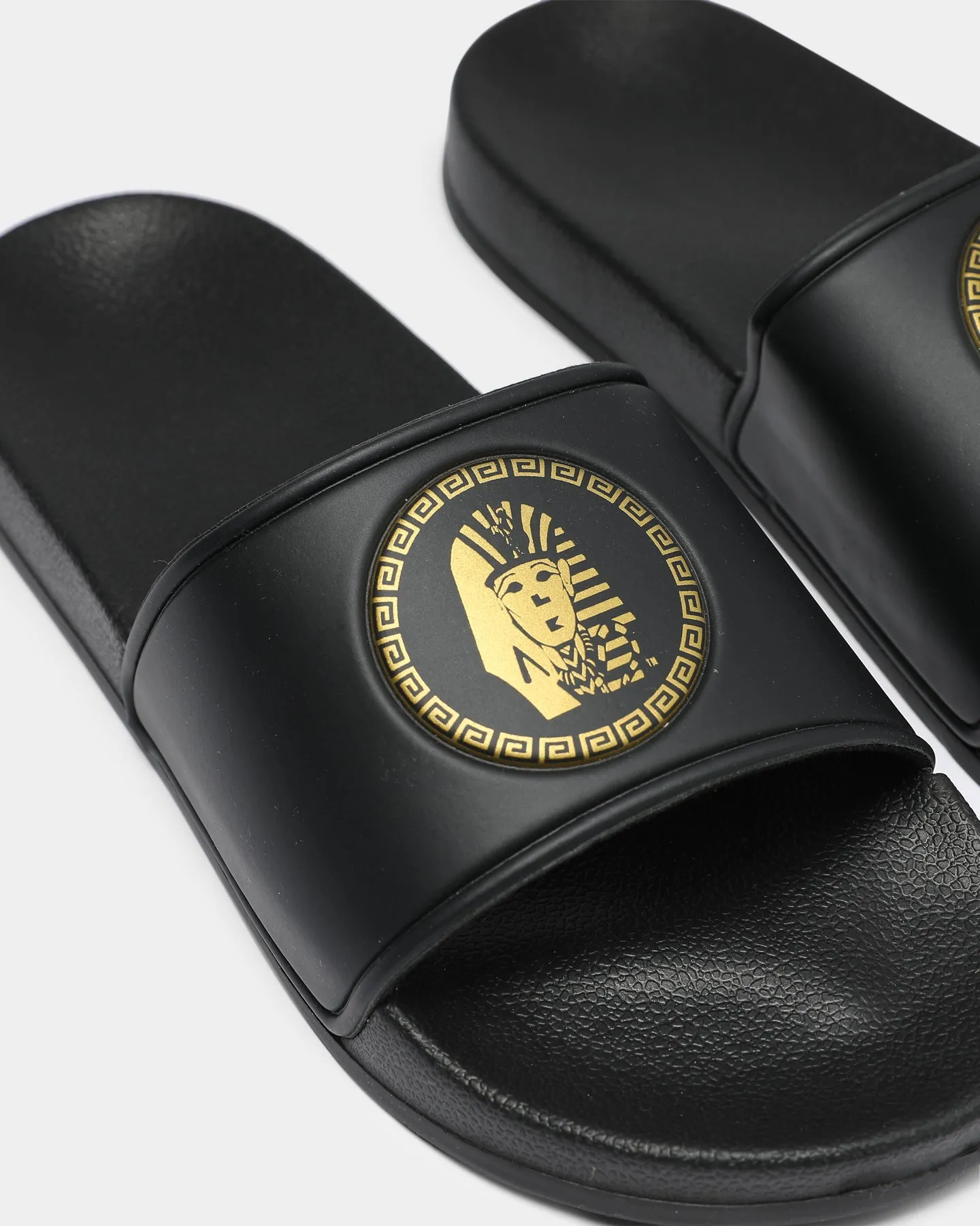 Happy Move Pair Quick Last Kings Pharaoh Slide Black/Gold