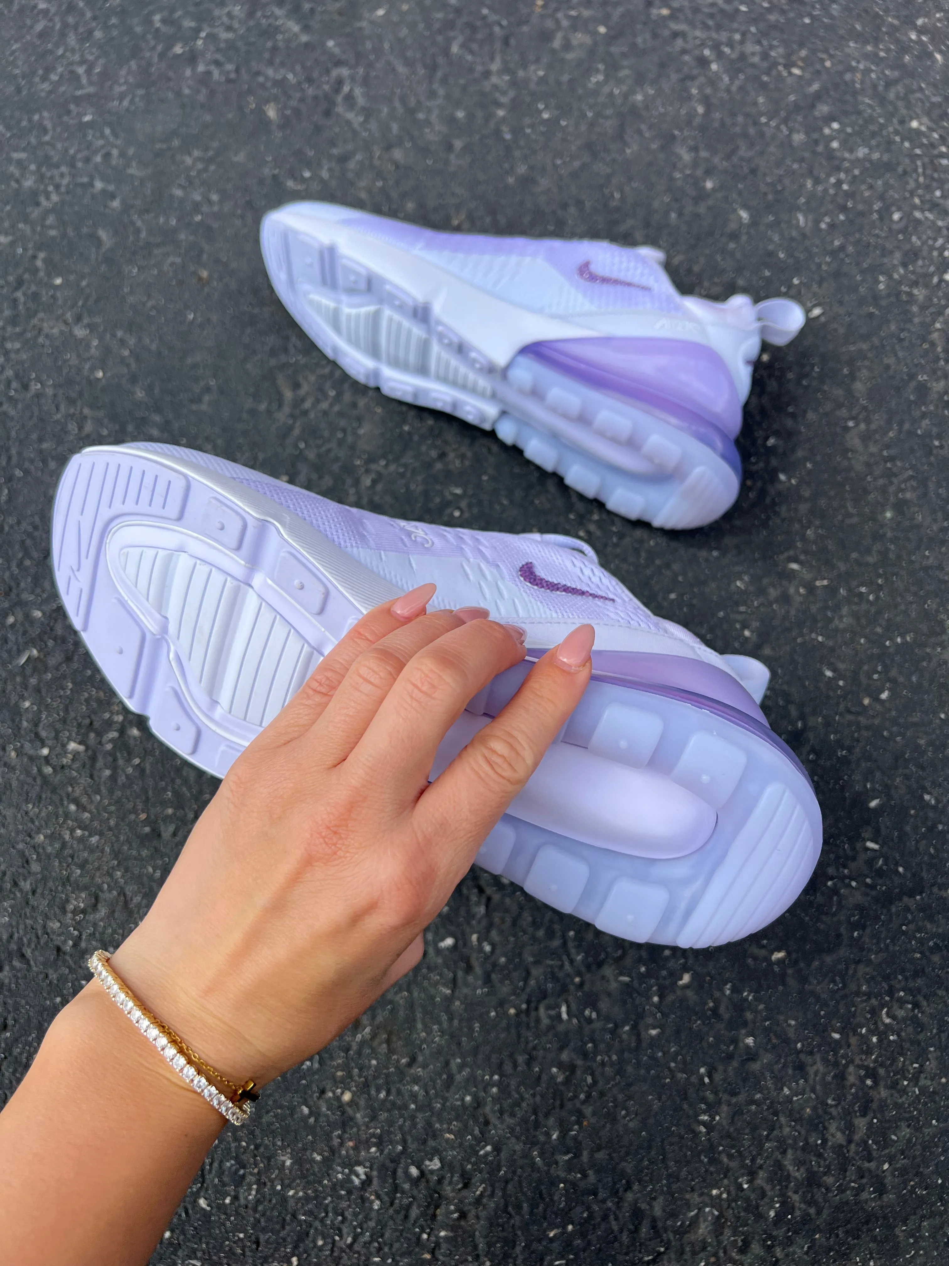 Fun run Joy Step Lavender Swarovski Women's Nike Shoes Air Max 270