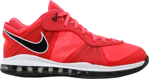 Abrasion Resistant Materials Comfortable Upper Material LeBron 8 V/2 Low 'Solar Red' - 456849 600