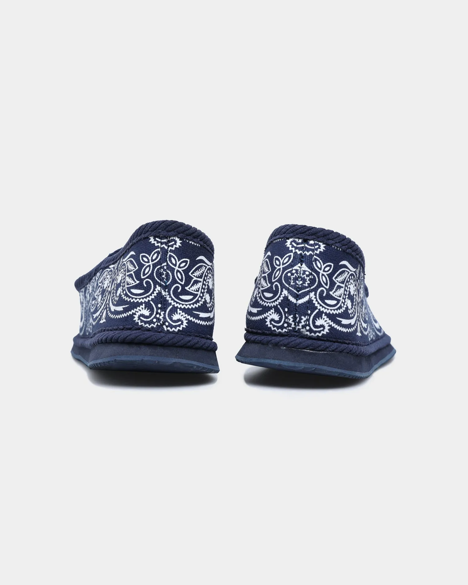 Goat Crew Bandana Slipper Navy/White Couple Pair Flexible Fit Busy Professionals