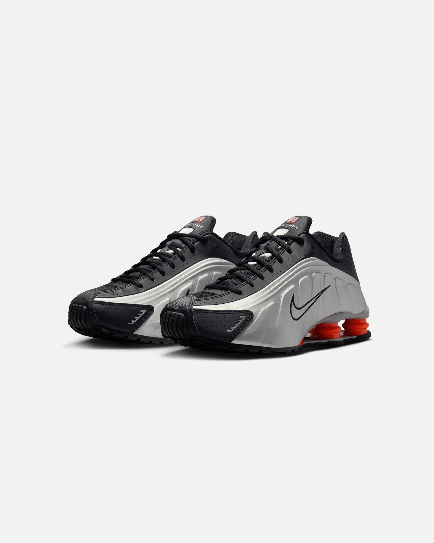 Bright Neon Scandi Clean Nike Shox R4 Silver/Black