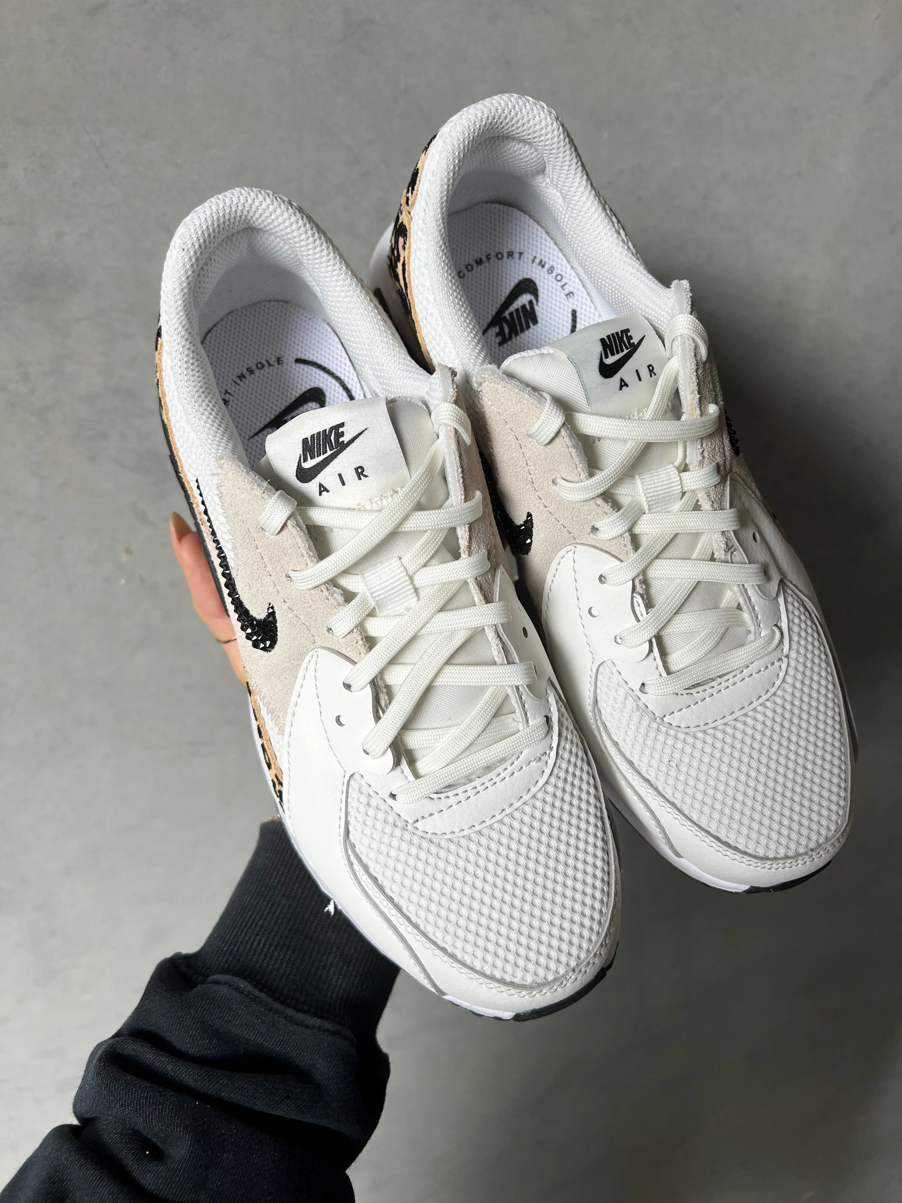 Leopard Swarovski Nike Women??s Air Max All Day