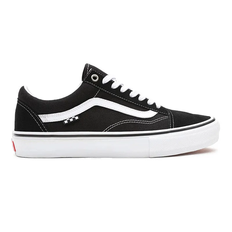 Vans - Skate Old Skool (Black/White) Cushioned Grip Luxury Step