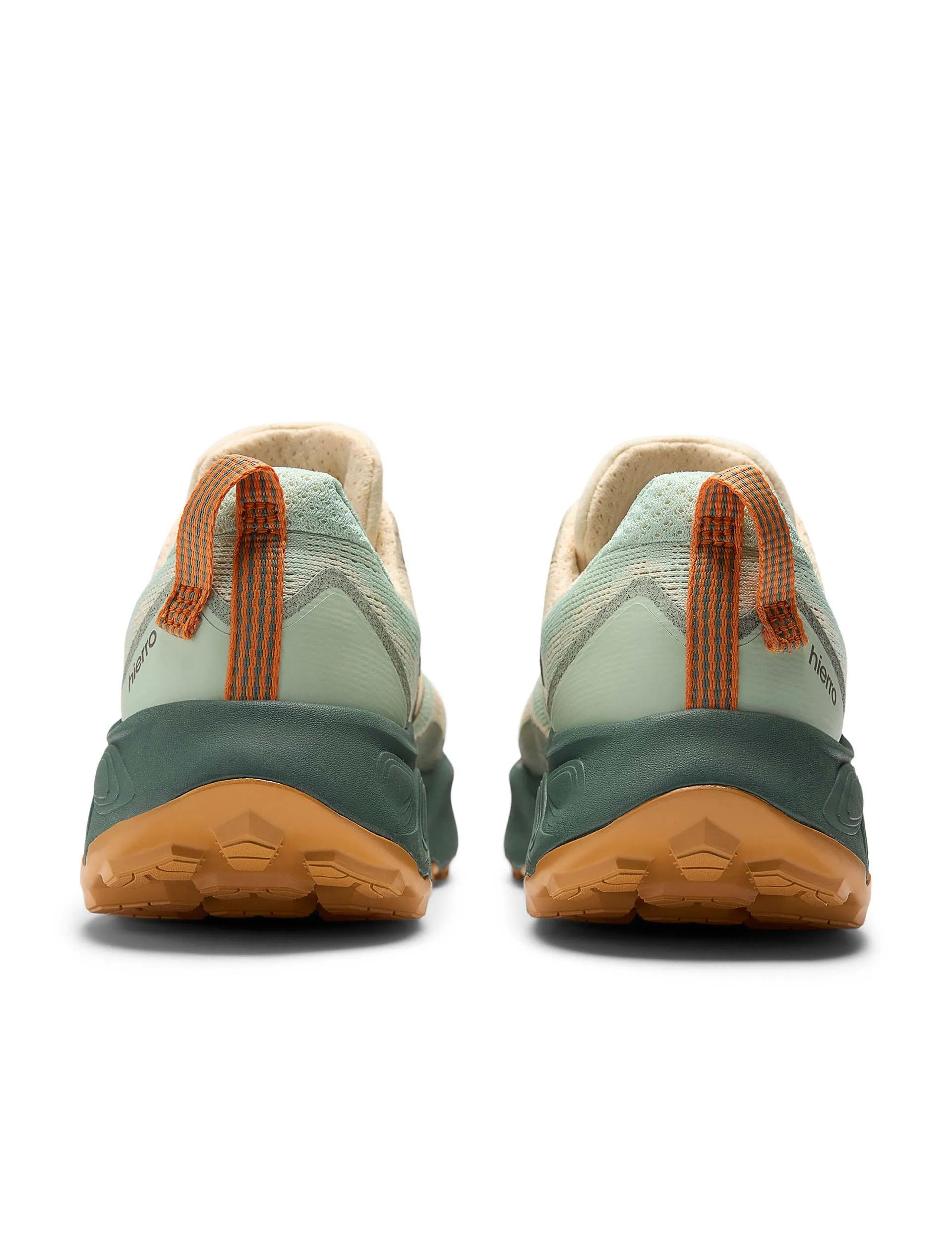 Fresh Foam X Hierro v9 Shoes - Calcium/Dark Juniper recycled - materials narrow - fit precision