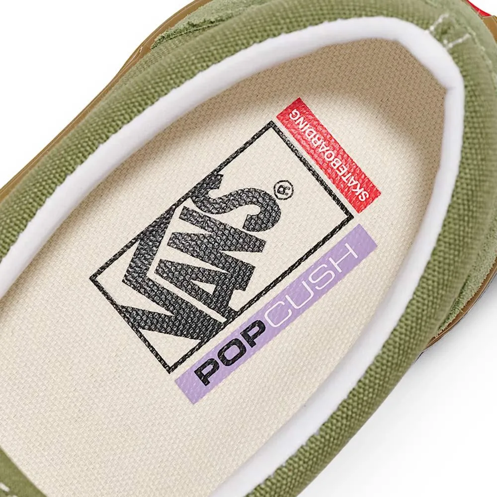 All Rounder Fit Vans Skate Slip-On - Green/Gum