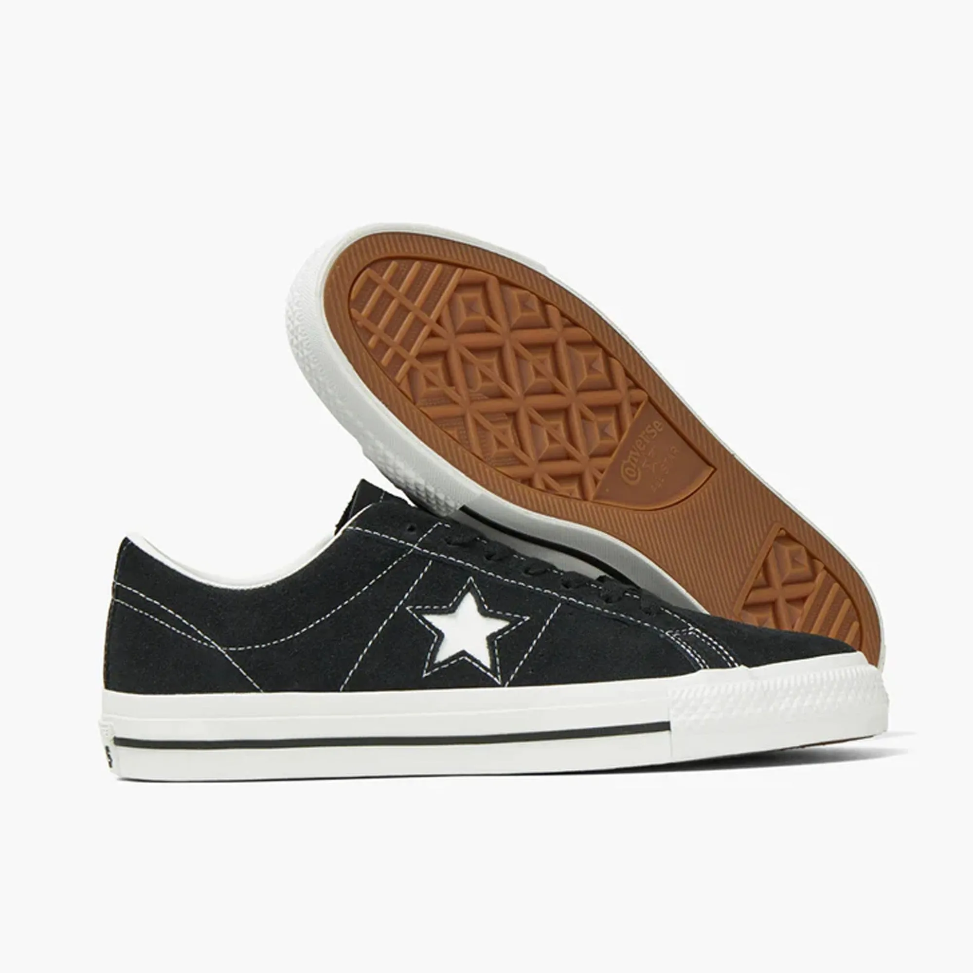 Converse One Star Black / White Non Marking Soles Shock absorption