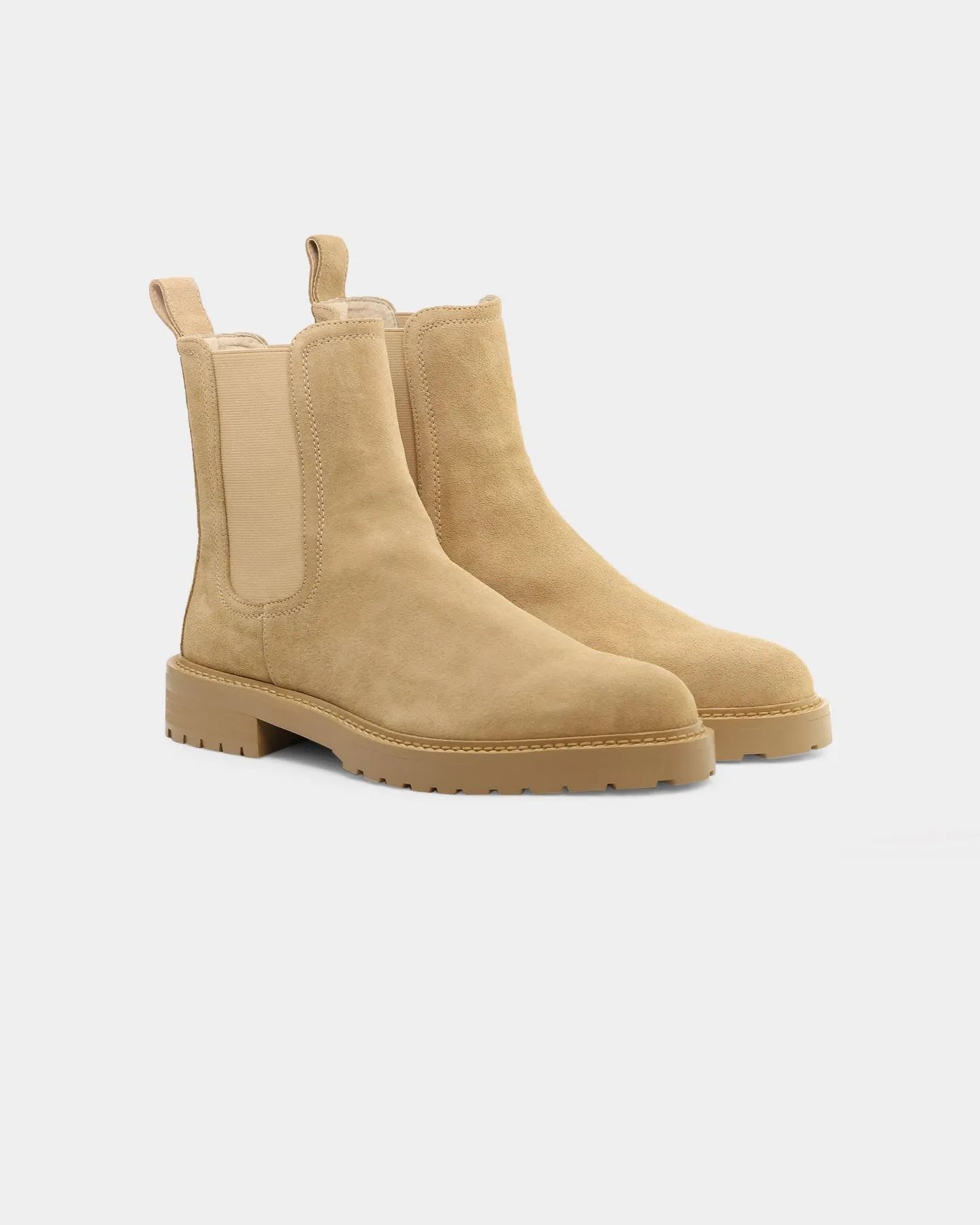 Flexible Sole Comfort Shank Saint Morta Chunky Chelsea Boot Tan