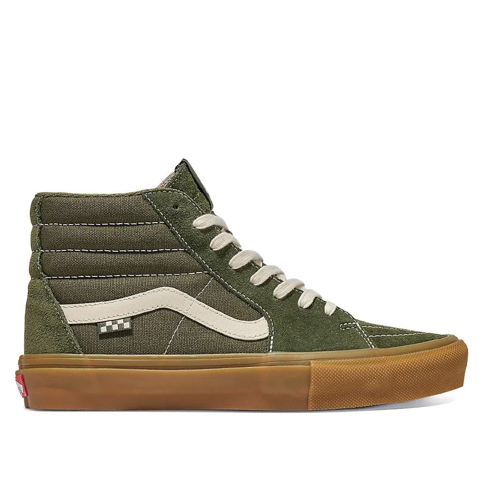 Vans Skate Sk8-Hi - Grape Leaf/Gum Mid   Top Board Lock