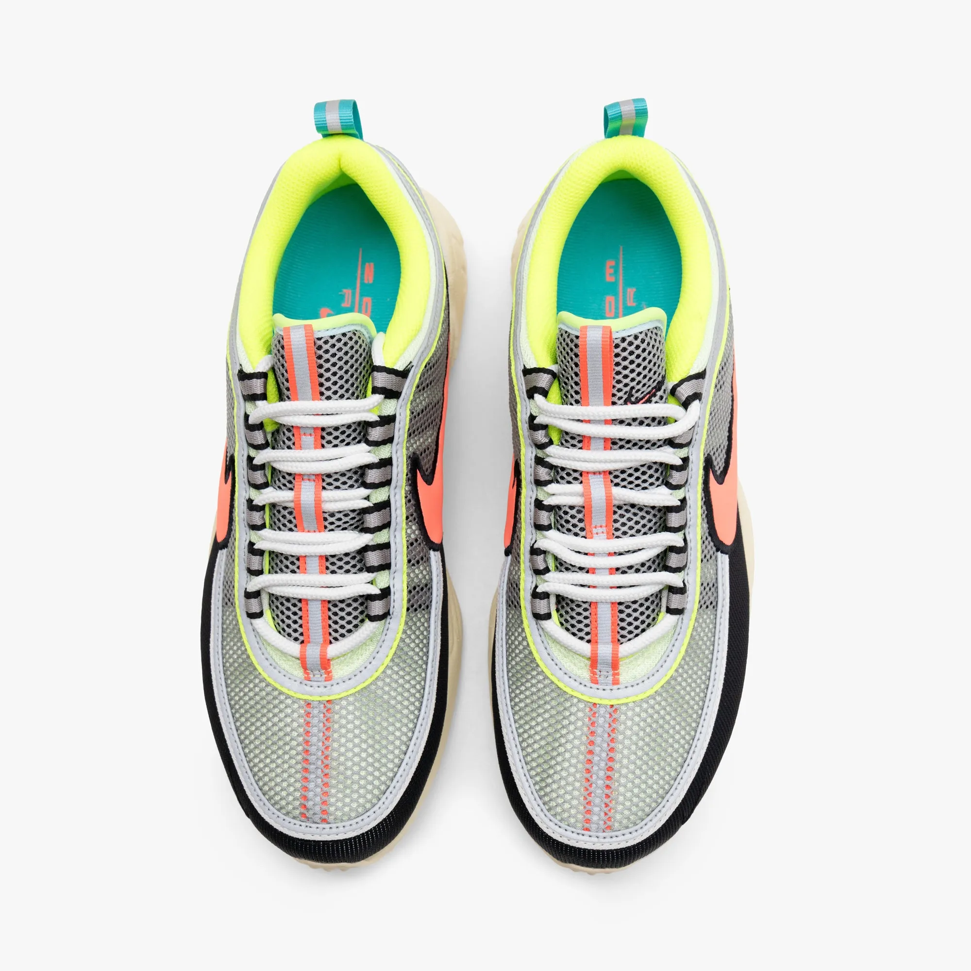 Commute Look Peak Jog Nike Air Zoom Spiridon Barely Volt / Hot Punch - Volt