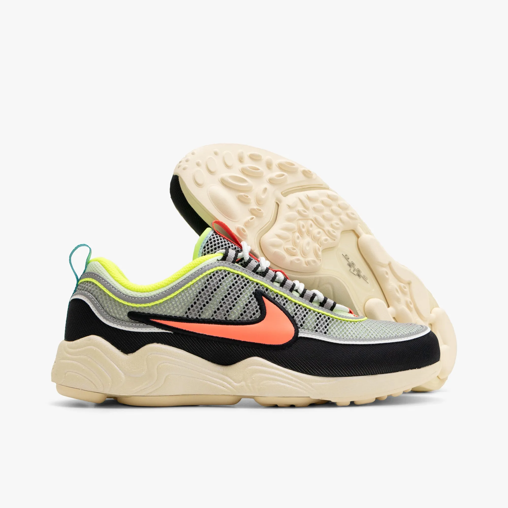 Stable Motion Dynamic Style Nike Air Zoom Spiridon Barely Volt / Hot Punch - Volt