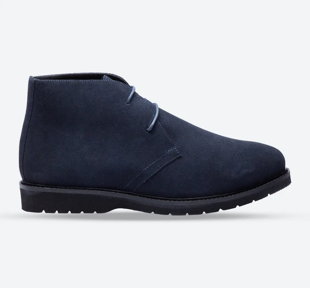 Simple Look Men's Wide Fit Tredd Well William 22759 Suede Boots - Navy