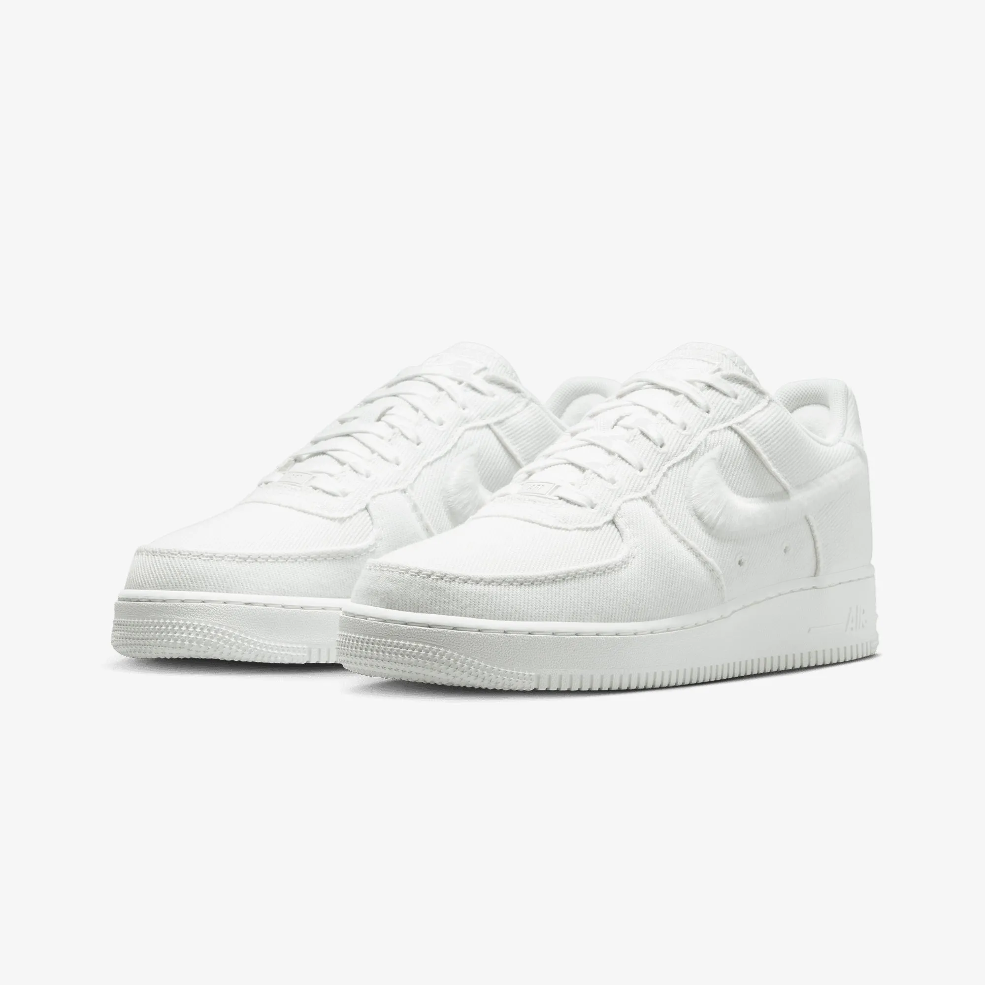 Cloud Comfort NIKE | AIR FORCE 1 LOW CANVAS { SUMMIT WHITE/SUMMIT WHITE