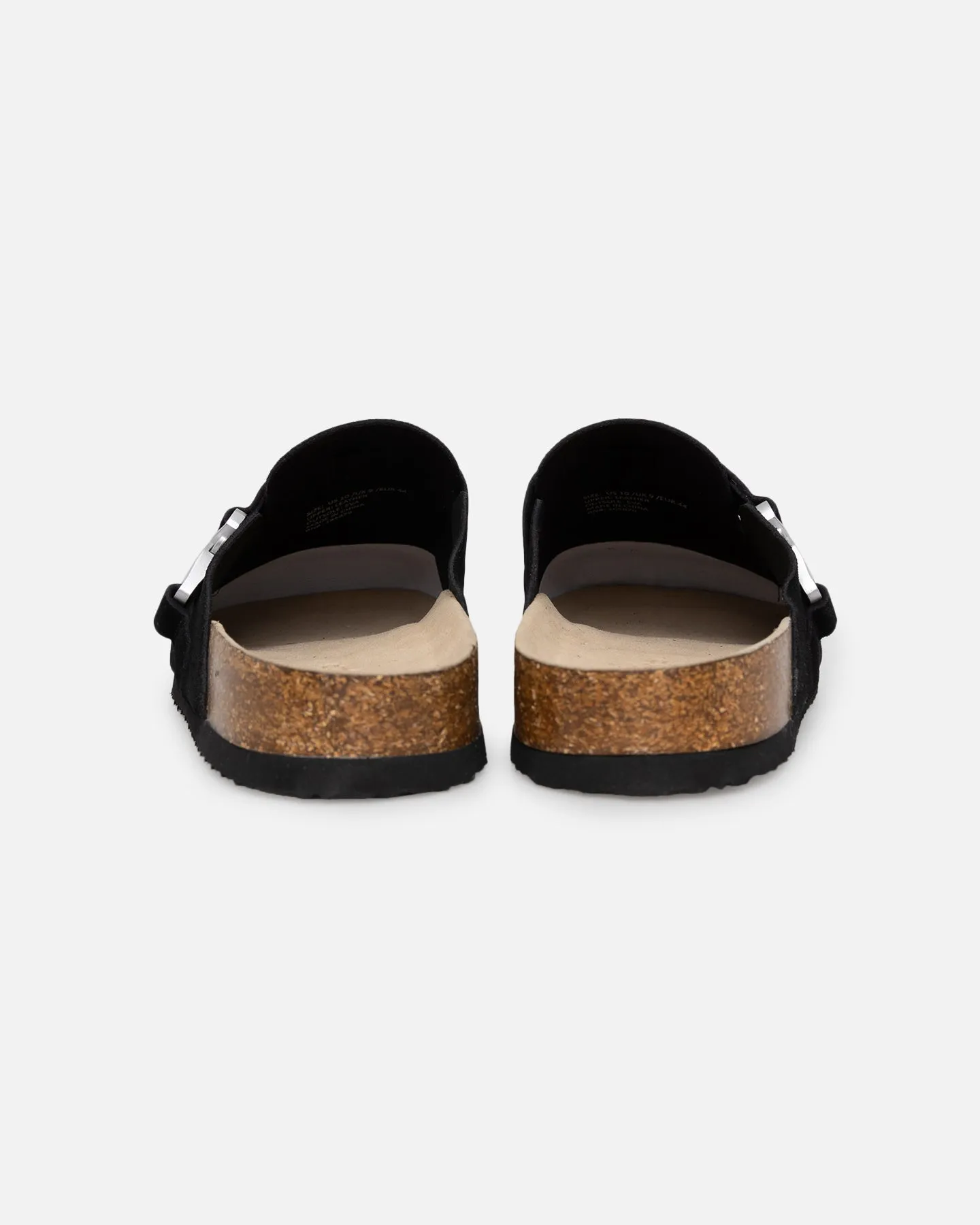 Loiter Spire Mule Black Velvet Soft