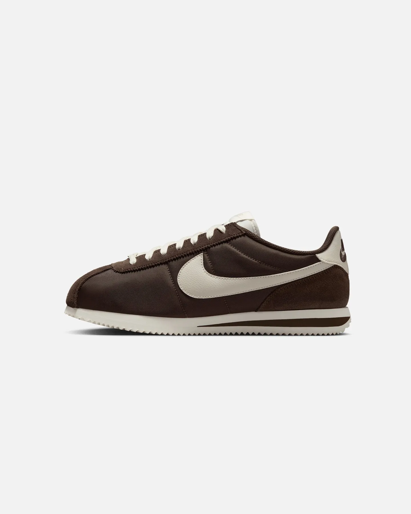 Adjustable Heel Lock Nike Cortez Textile Baroque Brown