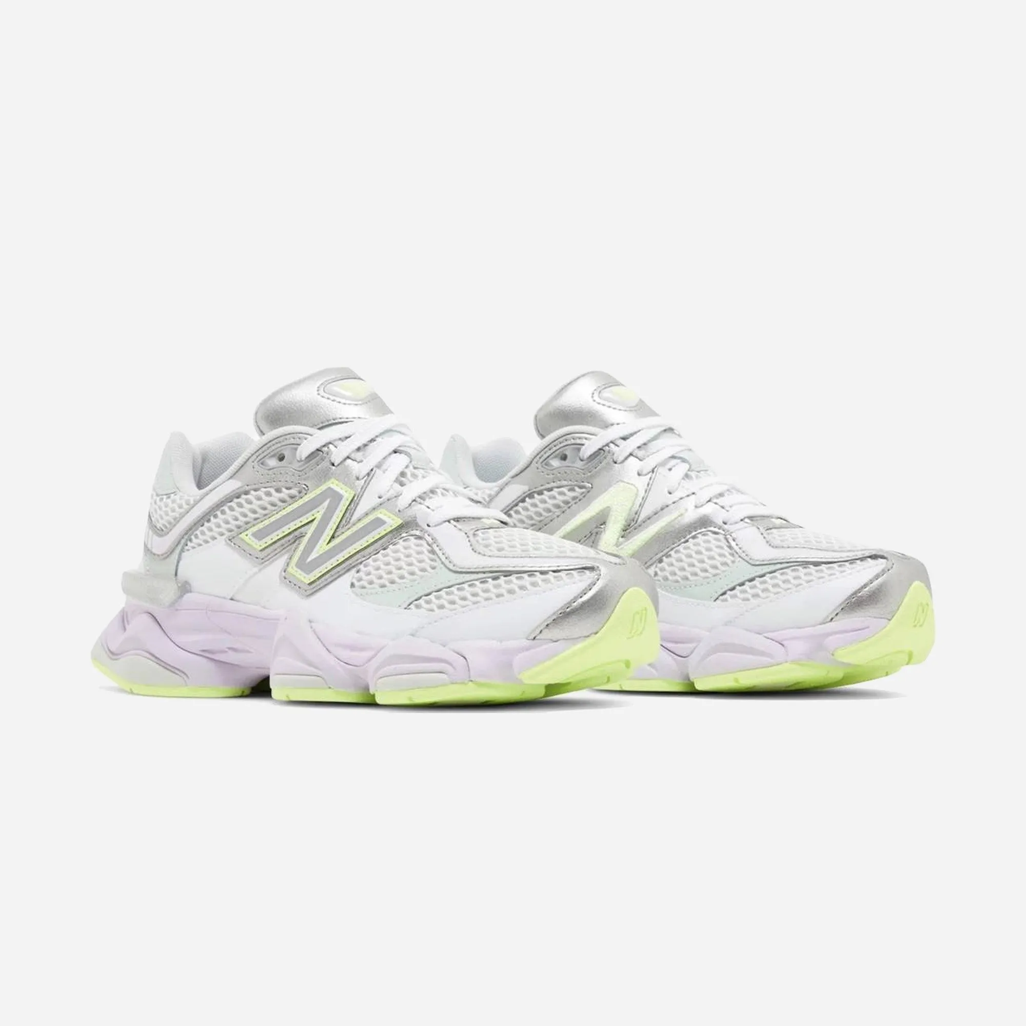 New Balance 9060 White Taro wide widths Speed Enhancement
