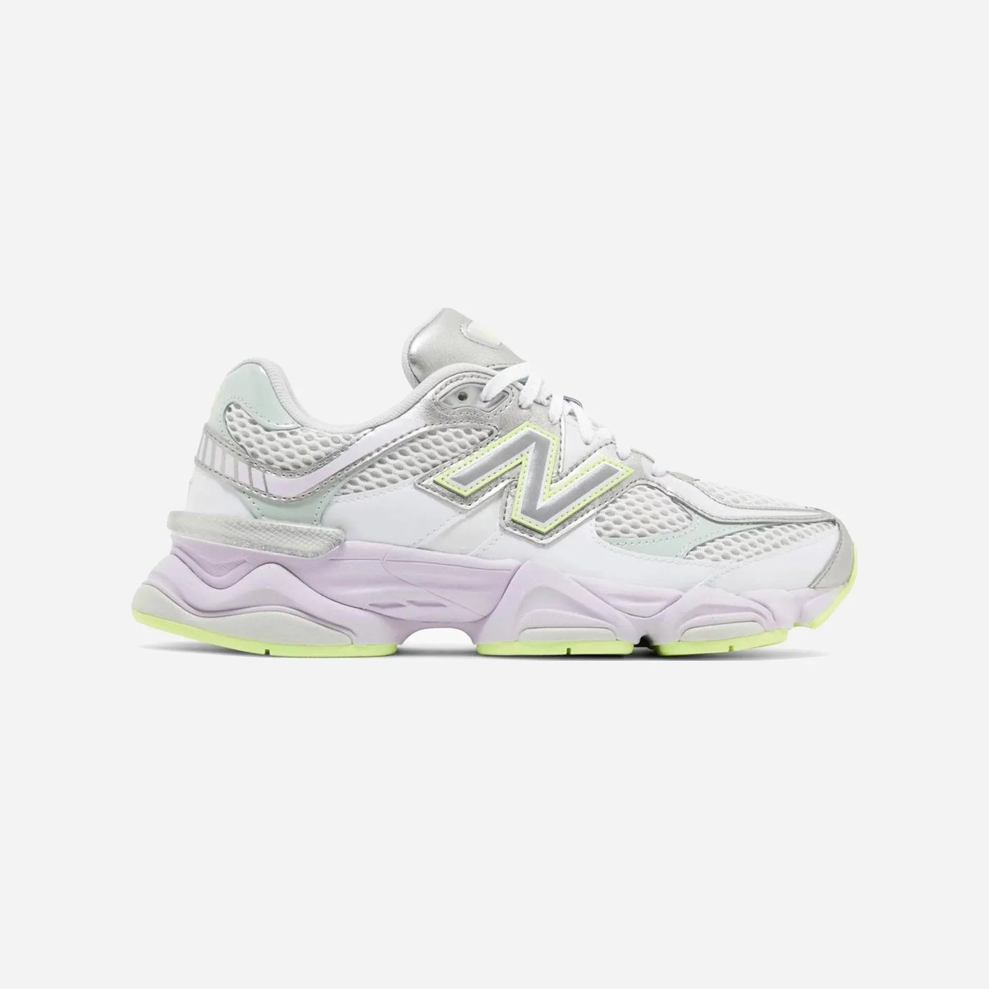 optimize running form anti - static shoes New Balance 9060 White Taro