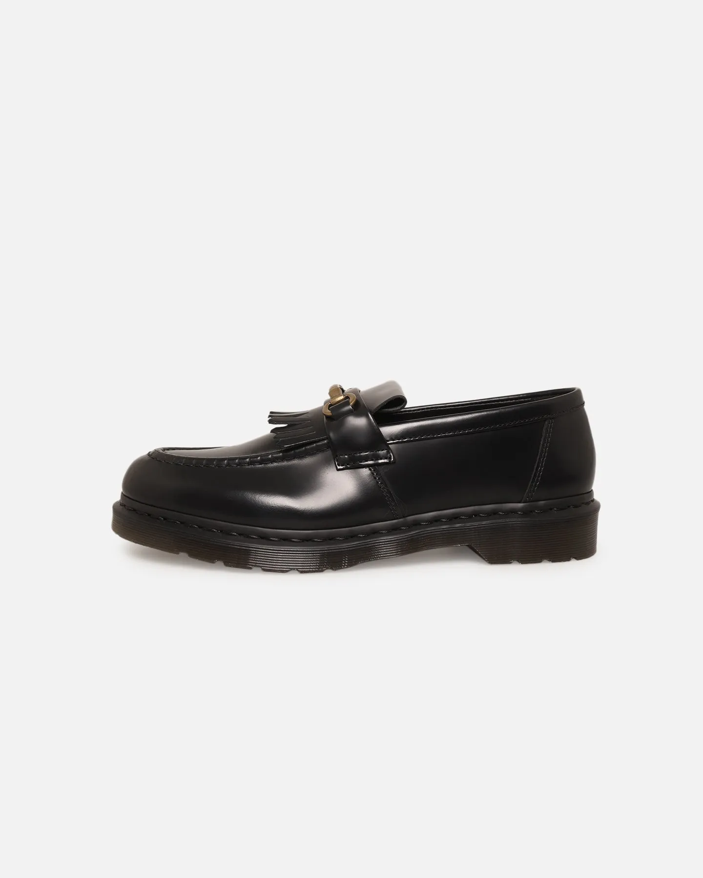 Breathable Indoor Fitness Dr Martens Adrian Snaffle Loafer Black