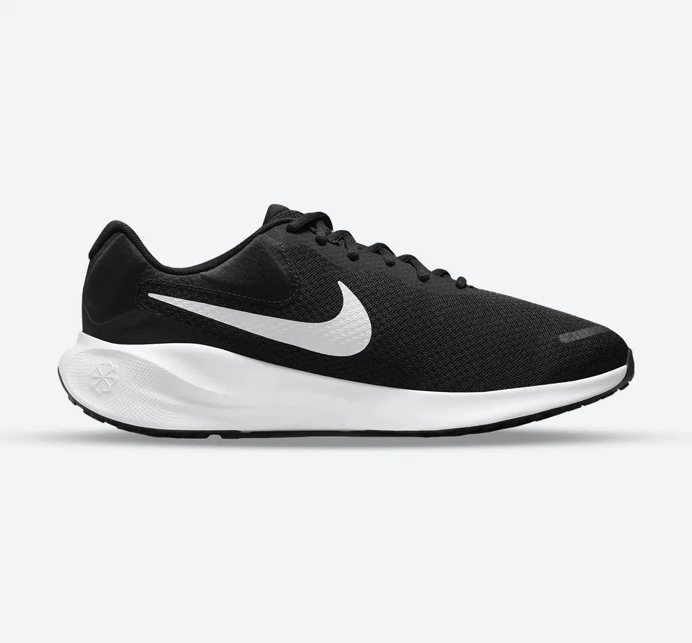running in dry weather shoes Men's Wide Fit Nike FB8501-002 Revolution 7 Running Sneakers