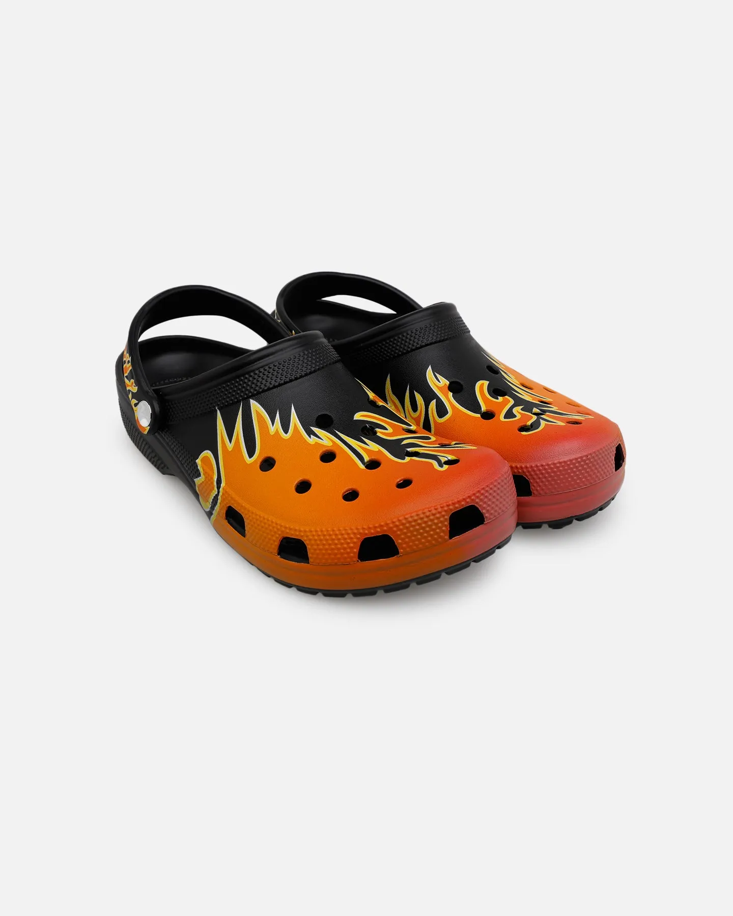 Planet Mood Crocs Classic Flames Clog Black/Multi